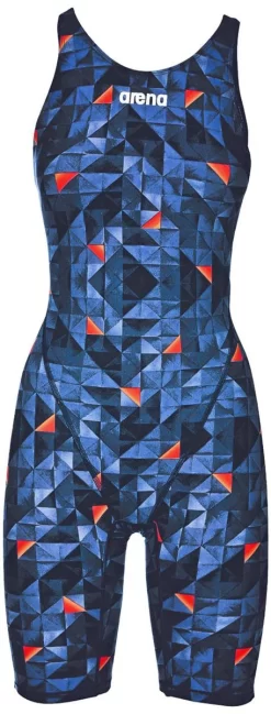 Combinaison De Natation Femme Arena Powerskin ST 2.0 Dos Ouvert Turquoise /Orange -Swim Zone Soldes 000812 801