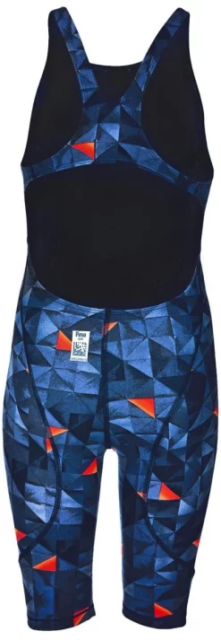 Combinaison De Natation Fille Arena Powerskin St 2.0 Full Body Dos Ouvert Turquoise / Orange -Swim Zone Soldes 000871 801 b