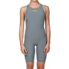 Combinaison De Natation Femme Arena Powerskin R-Evo One Dos Ouvert Grey