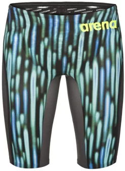 Combinaison De Natation Homme Arena Carbon Ultra Edition 2018 Blue Drops Fluo Yellow -Swim Zone Soldes 001664 765
