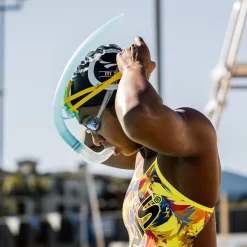 Tuba Frontal Finis STABILITY SNORKEL Yellow -Swim Zone Soldes 1.05.021 teal usage.main 13