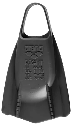 Palmes Courtes De Natation Silicone Arena Powerfin Pro Black -Swim Zone Soldes 1e207 055 powerfin pro 006 b s