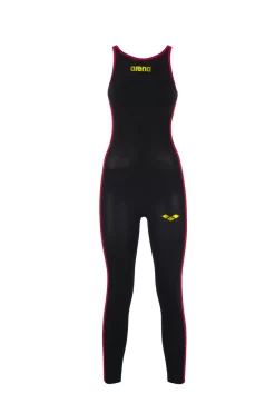 Combinaison De Natation Eau Libre Femme Arena Powerskin R-Evo+ Open Water Dos Ouvert Black -Swim Zone Soldes 25108 503 w pwskin fbllob ow 005 f s