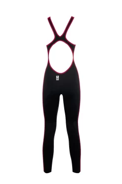 Combinaison De Natation Eau Libre Femme Arena Powerskin R-Evo+ Open Water Dos Ouvert Black -Swim Zone Soldes 25108 503 w pwskin fbllob ow 006 b s