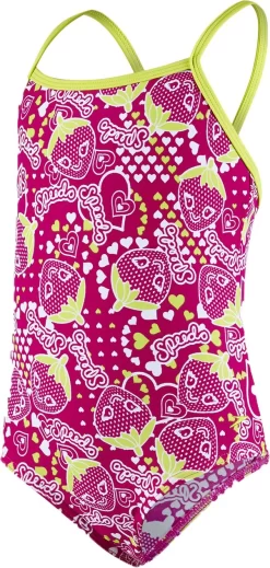 Maillot De Bain Speedo Enfant Fille Starfizz Frill Rose 972B845 -Swim Zone Soldes 8 07972b845