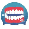 Bonnet Silicone De Natation Speedo Flipturns Teeth Blue