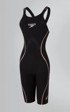 Combinaison De Natation Femme Speedo Lzr Intent Kneeskin Dos Ouvert Black / Gold 974D168 -Swim Zone Soldes 8 11974d168