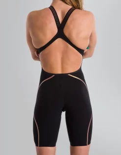 Combinaison De Natation Femme Speedo Lzr Intent Kneeskin Dos Ouvert Black / Gold 974D168 -Swim Zone Soldes 8 11974d168d