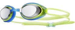 Lunettes De Natation Tyr Junior Black Hawk Mirror Blue / Green
