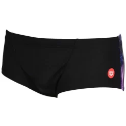 Maillot De Bain Arena Homme Crazy Placement -Swim Zone Soldes arena crazy placement low waist swim short black multi 005059 1 1120763