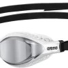 Lunettes De Compétition Natation Arena Air Speed Mirror White-Silver
