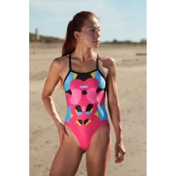 Maillot De Bain De Natation Femme Mako Aumakua Mind Games -Swim Zone Soldes aumakua mind games
