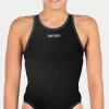 Maillot De Bain Fille Akron Babbitt JR Evo Bicolor Black/Sport Red