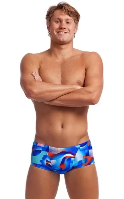 Maillot De Bain Funky Trunks Homme Classic - Battle Blue -Swim Zone Soldes battle blue mens 3