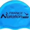 Bonnet Silicone De Natation France Natation Bleu Ciel