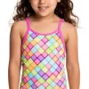 Maillot De Bain Funkita Enfant Fille Powder Puff Multicolore