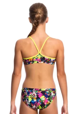 Maillot De Bain Funkita 2 Pièces Fille Princess Cut Multicolore -Swim Zone Soldes fs02g princess cut 004