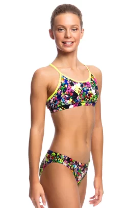 Maillot De Bain Funkita 2 Pièces Fille Princess Cut Multicolore -Swim Zone Soldes fs02g princess cut 021