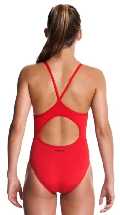 Maillot De Bain Funkita Fille Diamond Back - Still Red -Swim Zone Soldes fs11g00467 5