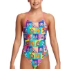 Maillot De Bain Funkita Fille Diamond Back - Rat Pack