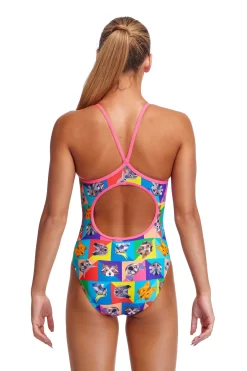 Maillot De Bain Funkita Fille Diamond Back - Rat Pack -Swim Zone Soldes fs11g rat pack 02