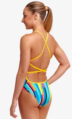 Maillot De Bain Funkita Fille Strapped In - Winning Streak -Swim Zone Soldes fs38g71481 4