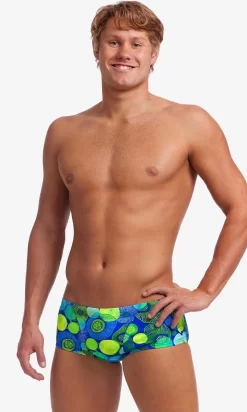 Maillot De Bain Funky Trunks Homme Trunks - Blue Bottle -Swim Zone Soldes ft30m71539 1
