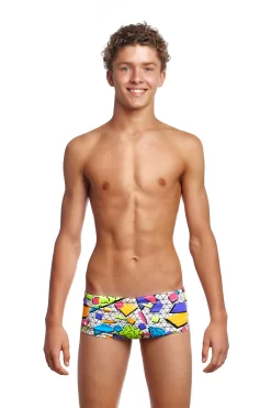 Maillot De Bain Funky Trunks Garçon Classic Trunks - Jumbled Up
