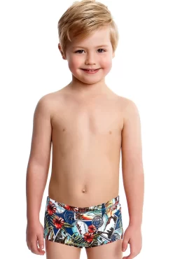 Maillot De Bain Funky Trunks Enfant Garçon Postcard Paradise Multicolore