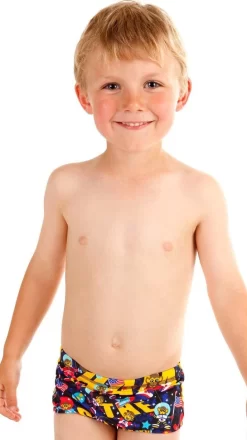 Maillot De Bain Funky Trunks Enfant Garçon Space Ham Multicolore