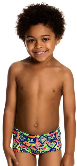 Maillot De Bain Funky Trunks Enfant Garçon Clockwork Multicolore