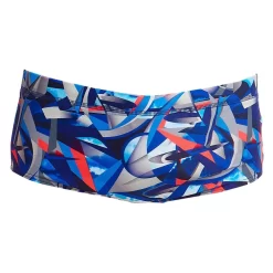 Maillot De Bain Funky Trunks Garçon Futurismo Bleu -Swim Zone Soldes funky trunks classic 4 0