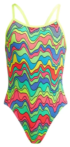 Maillot De Bain Funkita Fille Single Strap Body Contour -Swim Zone Soldes g body contour