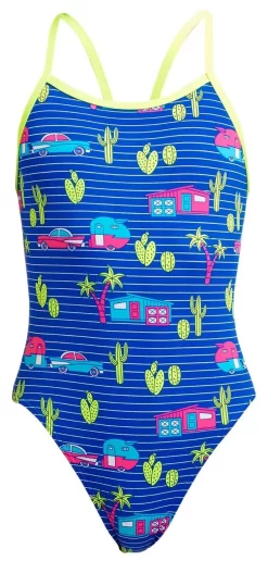 Maillot De Bain Funkita Fille Single Strap Cadi Shack -Swim Zone Soldes g codi shock