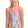 Maillot De Bain Funkita Enfant Fille Jiggy Saw Rose