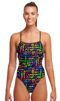 Maillot De Bain Funkita Femme Strapped In - Love Funky