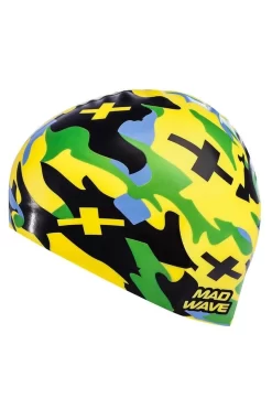 Bonnet Silicone De Natation Madwave CAMOUFLAGE Jaune 5 Bonnet Silicone De Natation Madwave CAMOUFLAGE Jaune -Swim Zone Soldes mad wave silikon yetiskin yuzucu bonesi m0550 07 0 86w 0936599304204784