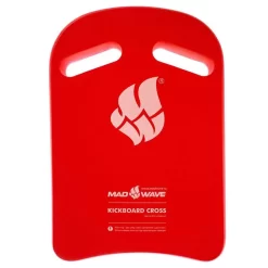 Planche Madwave Swimming Board Kick Cross Rouge