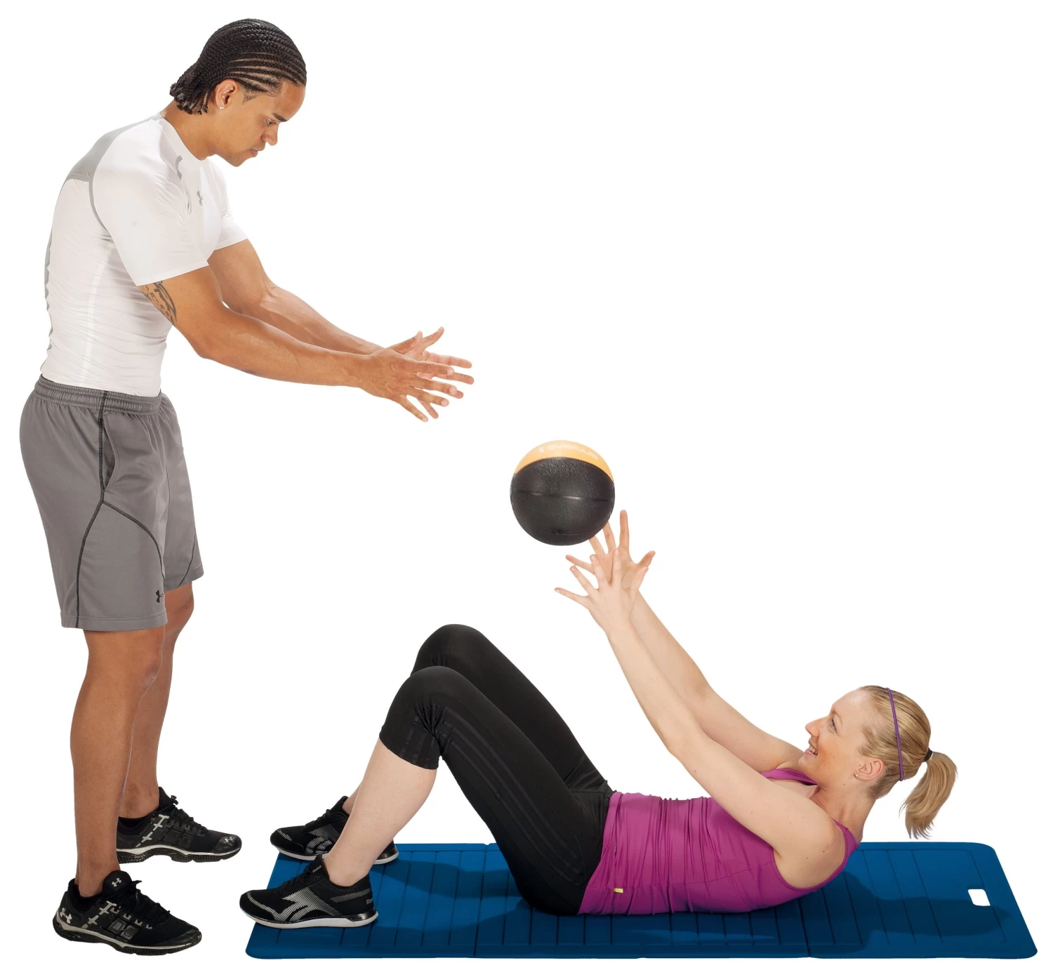 Renforcement Musculaire Sveltus Medecine Ball 3 KG Rouge 2 Renforcement Musculaire Sveltus Medecine Ball 3 KG Rouge – Image 2