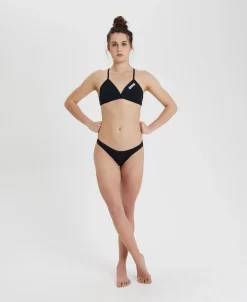 Haut Maillot De Bain Femme Arena Team Uni Noir -Swim Zone Soldes noir entier