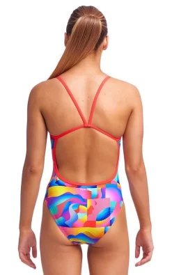 Maillot De Bain Funkita Fille Single Strap - Radar Rage -Swim Zone Soldes radar rage girls2