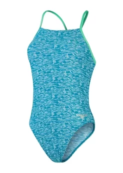 Maillot De Bain 1 Pièce SPEEDO Allover Digital Lattice Back - Sundown Shores