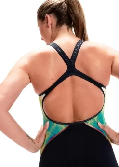 Combinaison Femme SPEEDO Fastskin LZR Pure Intent Dos Ouvert - Cosmic Storm -Swim Zone Soldes sp4