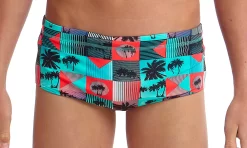 Maillot De Bain Funky Trunks Garçon Sunset Strip Vert -Swim Zone Soldes sunset strip 6