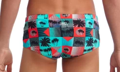 Maillot De Bain Funky Trunks Garçon Sunset Strip Vert -Swim Zone Soldes sunset strip 7