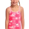 Maillot De Bain Funkita Enfant Fille Swan Lake Rose