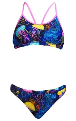 Maillot De Bain Funkita 2 Pièces Fille Racerback - Swimma Stinga -Swim Zone Soldes swimma girls 2p3