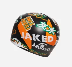 Bonnet Silicone De Natation Jaked Manga Noir